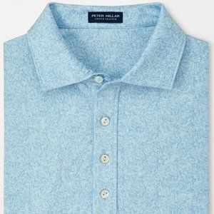 Peter Millar Crown Crafted Clean Shaven Performance Jersey Polo Size M-NWT